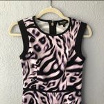 Juicy Couture Black Label Cheetah Print Purple Mini Dress - Size 0 Photo 1