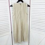 Calvin Klein Faux Suede Sleeveless Knee-Length Sheath Dress Cream Size 4 Photo 8