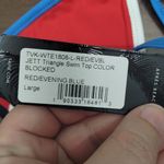 Tavik Swimwear NWT Size Large Jett Swim Separates Red Triangle Bikini TOP Only Photo 5