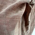 CP Shades  Wide Leg Pants Elastic Waist Pull On Breathable 100% Cotton Brown M Photo 4