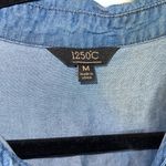 VICI Denim Tie-Front Button Down Photo 2