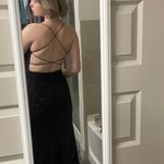 Dillard's Sparkly Black Formal Dress Photo 3