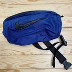 Nike  Vintage Original Tough Blue Fanny Pack‎ Belt Bag Crossbody Black Swoosh Photo 7