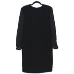 Badgley Mischka  Dress Size 16 Black Mini Cocktail Dress Photo 4