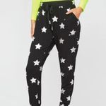 Terez 💕💕 Silver Stars Foil French Terry Joggers Photo 8