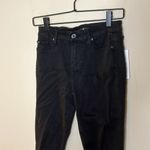 7 For All Mankind Ankle Skinny Jeans- Black Size 24 Photo 3