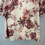 Lulus  Shifting‎ Dears Floral Shift Dress Cut Out Sleeve Beige Cream Mini Large Photo 8