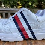 Tommy Hilfiger Size 7M Twenvoy White Sneakers Shoes Striped Photo 2