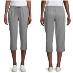 st. john's bay NWT  mid rise Capri in Colonial Pewter Drawstring waist Size XXL Photo 1