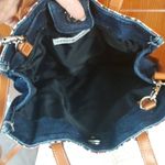Tommy Hilfiger  Jean Cross Body Small Tote BAG stripes 90 denim Photo 6