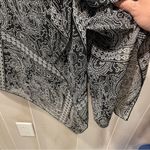 Charter Club Vintage 90s paisley bandanna scarf print midi skirt flowy boho angel lined Photo 8