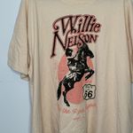 Daydreamer  Willie Nelson Route 66 Weekend Sand Tee Womens One Size Photo 2