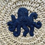 Roller Rabbit  Lango Raffia Round Crossbody Bag Photo 1