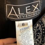 Alex Evenings ‎ Dress and Blazer Women's Size 6 Maxi Pleats Sparkle Gold Black Photo 7