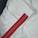 MOTHER The Mid Rise Dazzler Crop Jeans Womens Size 30 Off White Straight Leg Zip Photo 6