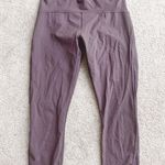 Lululemon Athletica Purple Cropped Mesh Leggings Photo 0