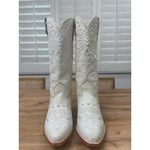 Shyanne Womens Denisse Western Boots White Embroidery Pearls Sz 10 NWOB Snip Toe Photo 7