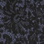 H&M Coporate Goth Womens Blue Black Floral Bow Dress HnM Size Small Cute Pretty Photo 6