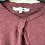 joe's jeans Joe’s‎ Jeans Twist Neck Long Sleeve Top Vineyard Wine Red M Photo 2