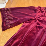 National vintage velour dress, size large (possibly size Medium modern size). Purple Photo 3