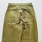 frame denim 90s Utility Loose Jeans Washed Summer Sage Green Size 24 Photo 5