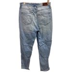 Hollister Ultra High-Rise Mom Jean w/printed happy faces deconstructed size 5R Photo 1