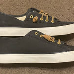 Sperry Womens Top-Sider Seacoast Comfort Canvas Flats Gray White Size 6 Photo 0