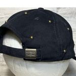 Vintage Nissin Snapback Hat “Houston Rodeo” Black Gold Embroidery Studded Photo 4