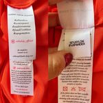 MARIA LUCIA HOHAN Maella Silk Tent Dress Red Chiffon Ruffled Plisse Halter Gown Size 10 Photo 9