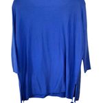 Lilly Pulitzer  Elba Sweater Blue Tassel 3/4‎ Sleeve Pockets Flowy Lightweight XS Photo 2