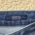 Vigoss  Women's Dark Blue Ripped Skinny Jeans Photo 5