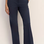 Everlane  The Bi-Stretch Flare Pant Size 14 Navy High Rise Flare Business Casual Photo 0