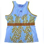 Adidas Stella McCartney Barricade Andrea Petkovic Yellow White Tennis Tank Top Photo 0