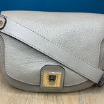 Furla Jo Gray Pebbled Leather Crossbody Micro Mini Bag Photo 0