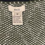 Oliver By Escio Women’s Green White Diamond Thick Open Front Cardigan Sweater Size M Photo 2