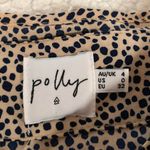 Princess Polly leopard polka dot Romeo wrap midi skirt in tan Photo 4