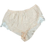 Victoria's Secret Vintage Gold Label Silk Sleep Shorts Size Small Lace Coquette Photo 0