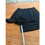 The Limited  Black Linen Blend Pleated High Waist Shorts Size 8 Photo 5