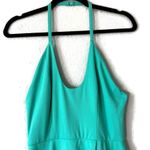 AQ/AQ Sienna Mint Green Halter Neck Sleeveless Open Back Slit Maxi Dress Size 4 Photo 2