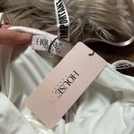 House Of CB  Samara White Cowl Front Draped Jersey Dress Photo 7