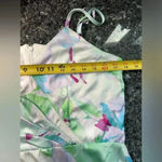 Nicole Miller New York | Watercolor Floral Print Sleeveless Maxi Dress Size L Photo 3