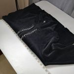 Catherines Y2K Velvet Zip Up Sweater Women 0X Glam Rhinestone Retro Monochrome Photo 7