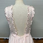 Paul & Joe Sister NWT Baby Rose Pink Eyelet Ruffle Backless Mini Dress Size 6 Photo 6