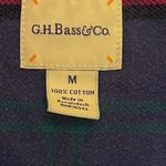 G.H. Bass & Co. blue and red plaid button Photo 6