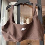 Planet NUSA Box1 Power Sports bra tank chocolate brown logo Size XS Photo 0