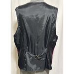 Diane Von Furstenberg  The Color Authority Pig Skin Pink Vest Artsy Indie Sz 1X Photo 1