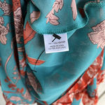 MISA Los Angeles  NWOT Camila Talitha Paisley Mini Dress Long Sleeve Blue Size S Photo 11