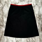Speechless  Womens Size 9 Red Flower Embroidered Black Skirt Picnicore Craftcore Photo 1