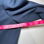 Emme‎ by Marella Navy Blue Copenhagen Blazer Zebio Twill Knit 4 Lined NWOT Photo 7