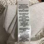 White House | Black Market Ecru and Gold Fringe Poncho Medium Photo 10